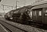 Die 58 311 der UEF (Ulmer Eisenbahnfreunde) hat mit ihrem 3-SeenBahn Dampfzug Titisee erreicht und wird in der Folge ihren Zug für die Rückfahrt nach Seebrugg umfahren. 

27. Dez. 2025