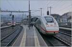 Der DB ICE 412 als ICE 372 von Interlaken Ost nach Frankfurt unterwegs beim Halt in Olten.

12. März 2024