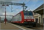 CFL 4003 mit einer RE nach Trier beim Halt in Wasserbillig.