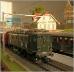 Die Märklin Ae 3/6 auf meiner H0 Anlage.